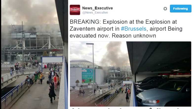 LIVE: Flera döda i explosionerna på flygplatsen i Bryssel. link.tv4.se/1RcycE3