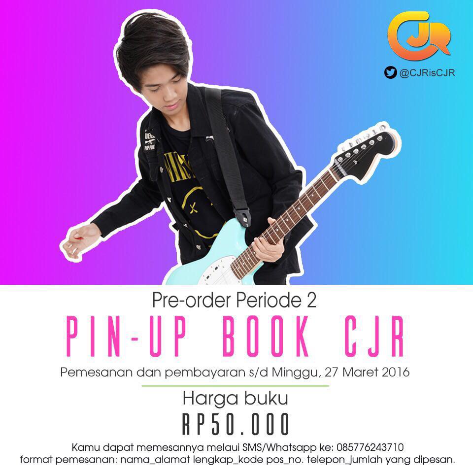 iqbaale's tweet photo. Go order this book fast guys! buat yg sudah order, konfirmasi pembayaran ya sampai tanggal 27 maret :) #PINUPBOOKCJR https://t.co/6DKt9OBgL9