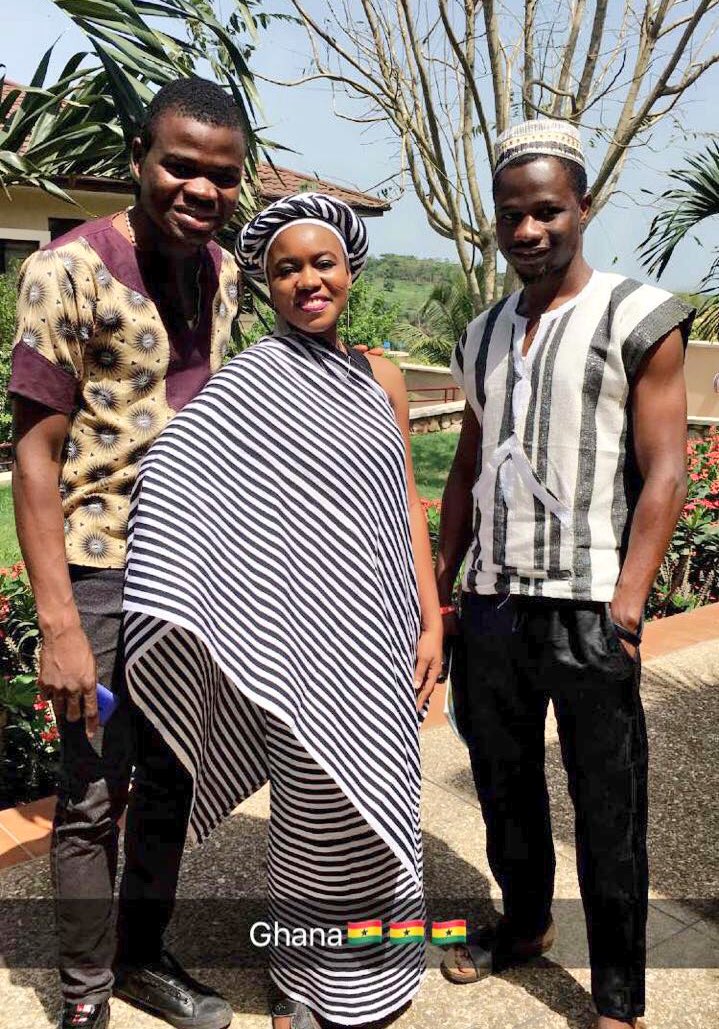 Ashesi's tweet image. Students celebrating African cultures for #ASCweek today! Did you know over 20 countries are represented #atAshesi?