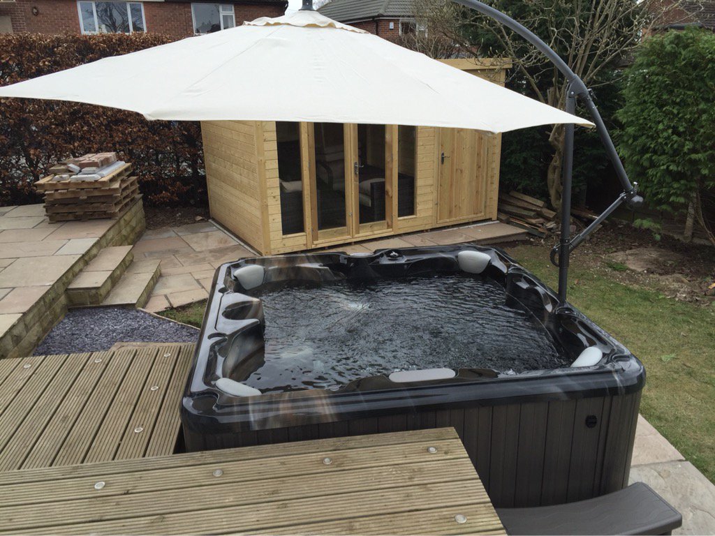 Recent #hottubinstallation #sundancespas