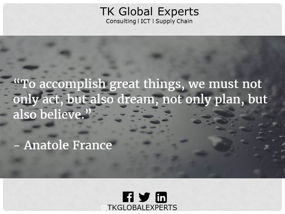 TKGlobalExperts's tweet photo. How to accomplish great things... https://t.co/sU4vWMc2KD