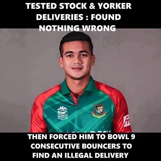 armpin2007's tweet photo. @ICC violating their own law! Conspiracy against #Bangladesh?
#IamTaskin
#WeAreTaskin
#ShameICC
#WT20 https://t.co/1P1A0os0iP