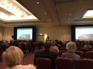 BUSPH's tweet photo. New day at #ASPPH2016 annual meeting—@Laurie_Garrett speaking about #globalhealth @ASPPHtweets https://t.co/fXxzLoXd30
