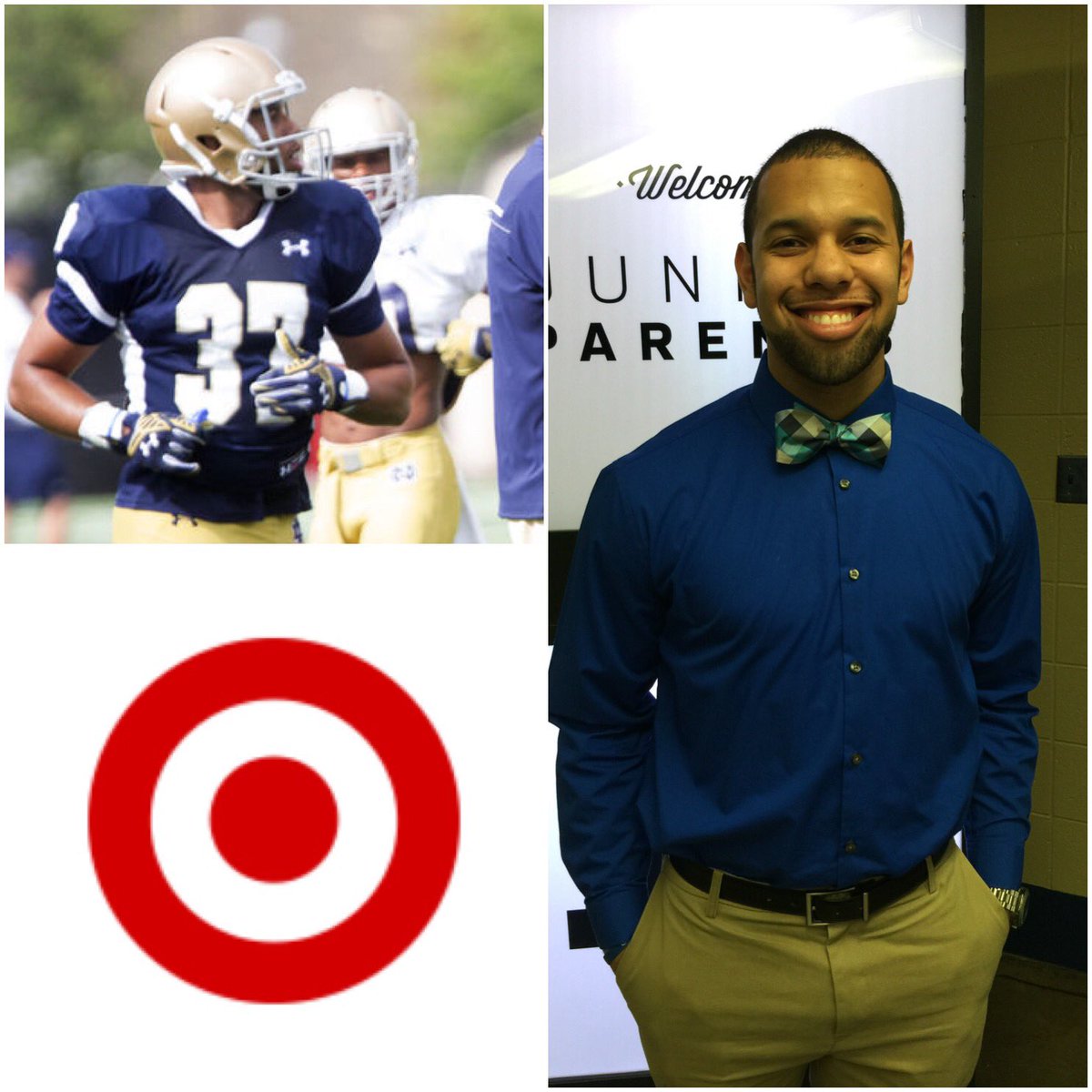 WR Omar Hunter will spend his summer as Target's Executive Team Leader Intern... Congrats!  #Impressive #4for40 🍀