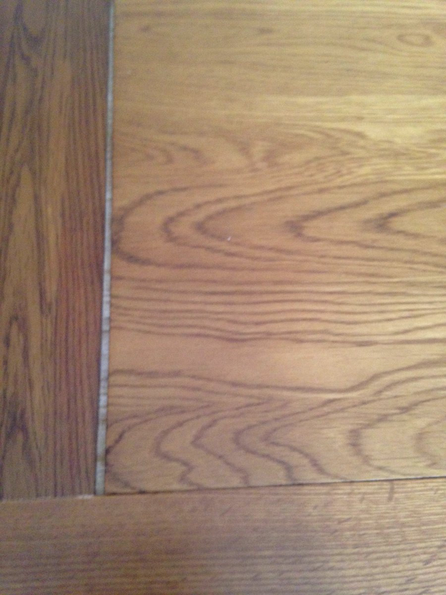 ruthdownie's tweet photo. Home Serve say faulty table @OFLoakfurniture say expansion lines....and have broken chairs....not happy 😖 https://t.co/8peyzAqNgY