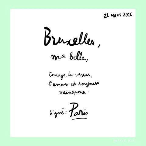 caro_dem's tweet photo. Menu tonight: French fries, beers, chocolates and love! And especially f**k them all! #BrusselsAttacks #jenaipaspeur https://t.co/vhoeZelkht