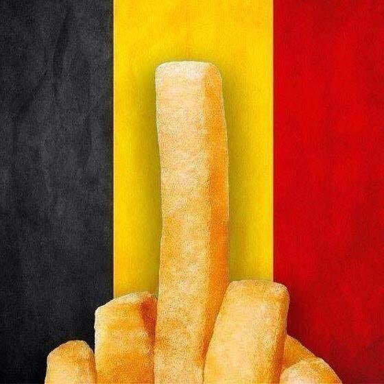 Eul_Boss's tweet photo. #Bruxelles  
Message du peuple Belge aux terroristes: https://t.co/tj5mNHyFld