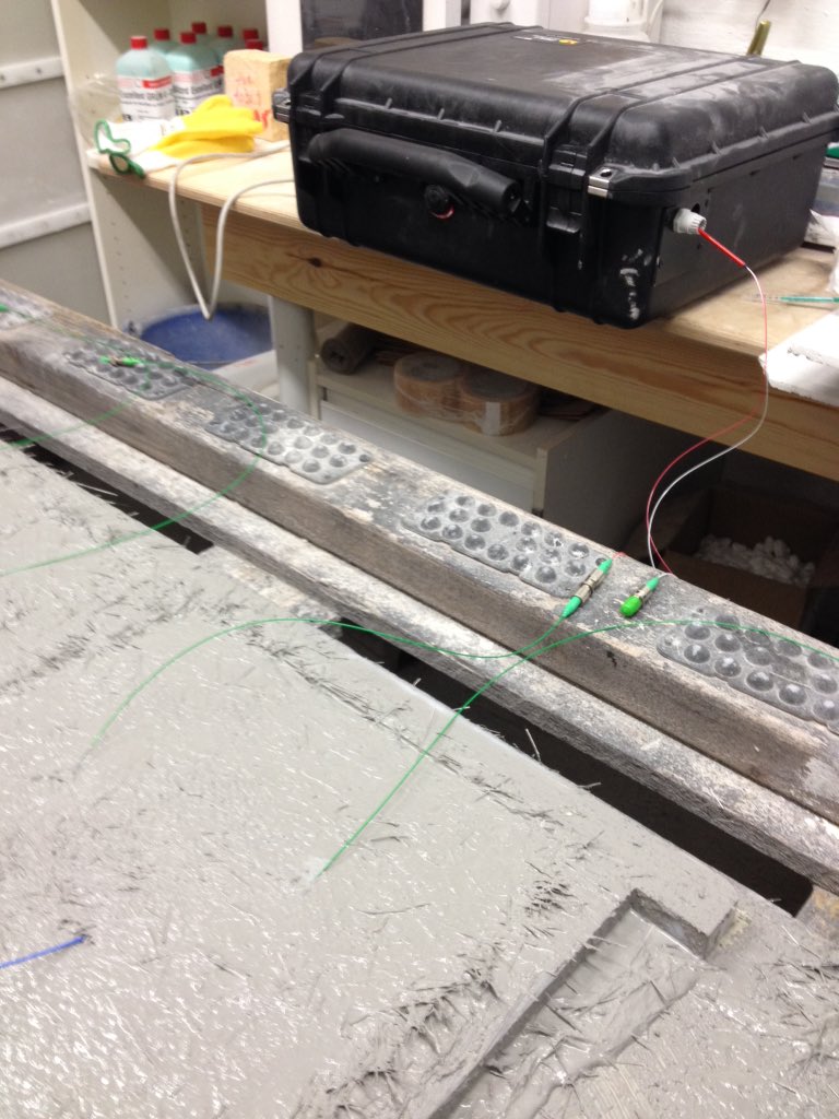 New field test in a concrete element