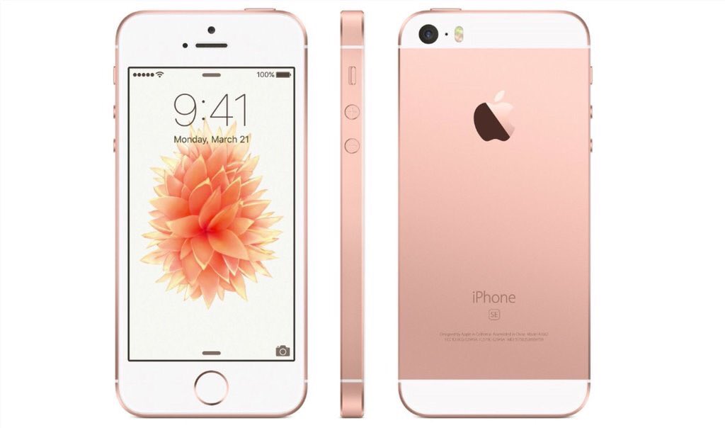 TopAppsApple's tweet photo. Nuevo #iPhoneSE de color oro rosado. https://t.co/dogXA85rbw