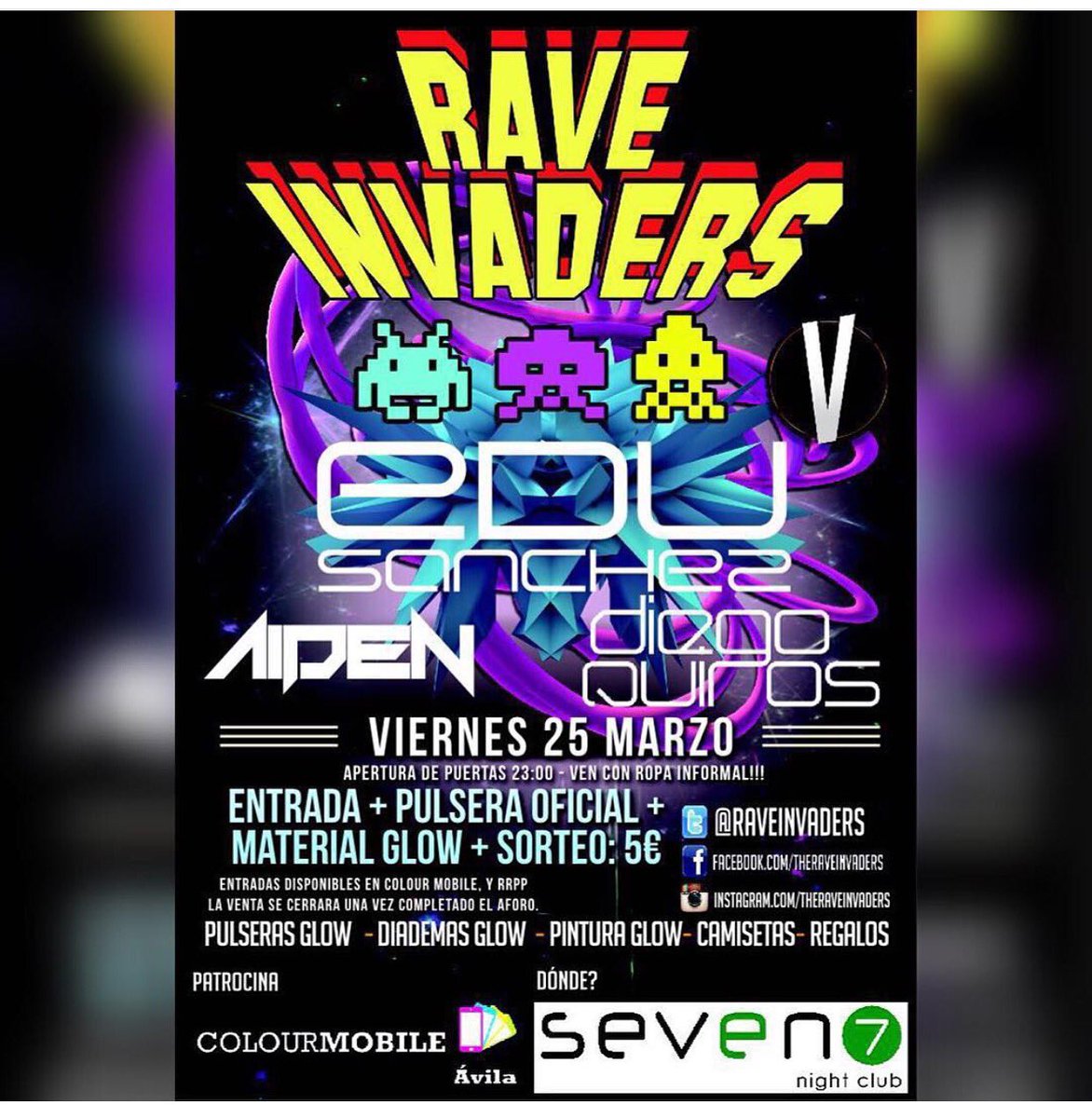 raveinvaders's tweet photo. No queda nadaaa!! Algo muy gordo se esta preparando para el Viernes 25 en Avila:) No te lo pierdas 👾👾 https://t.co/0fSYgUPtR5
