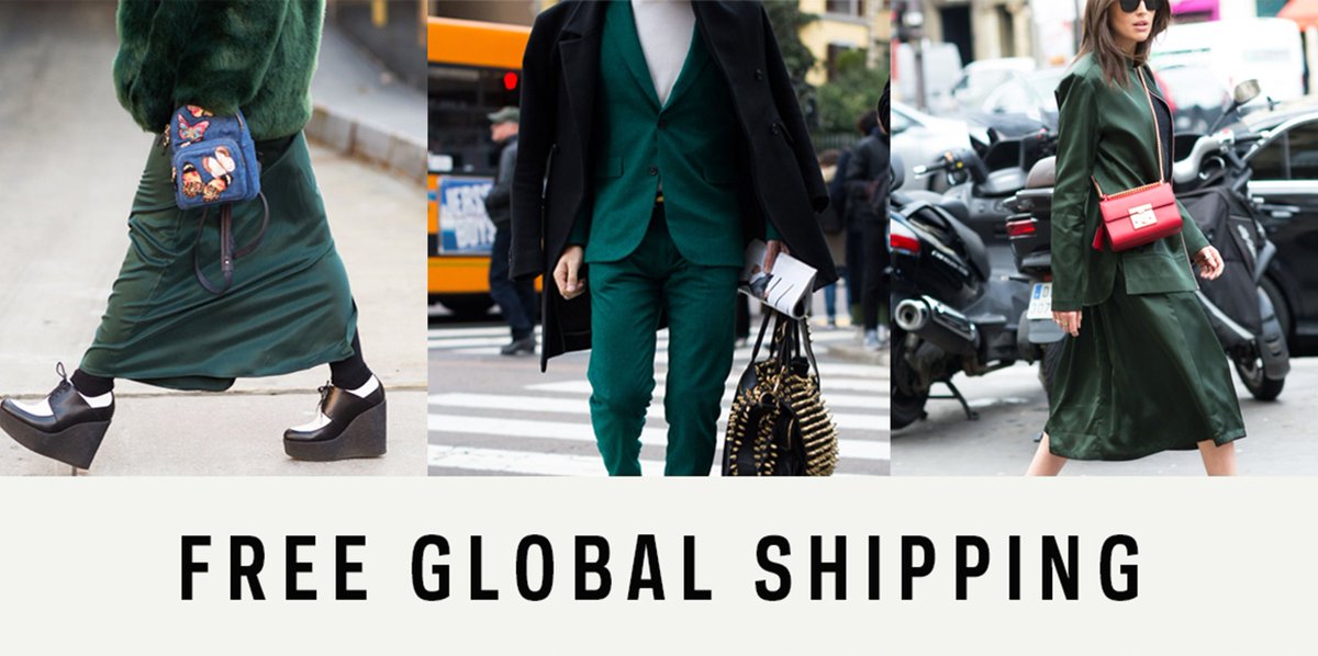 farfetch's tweet image. It's time to buy those new season pieces you've been vying for with free global shipping! bit.ly/21FTFbP