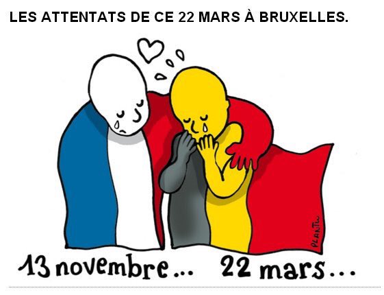 #belgique #attentatbruxelles Pensées pour mes cousins Belges...
