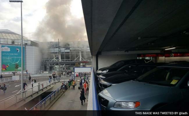 ndtv's tweet photo. 'Blood everywhere, it was a war scene': passenger at #Brussels airport https://t.co/iiUWn3SSrS https://t.co/7NSlWPAOpc