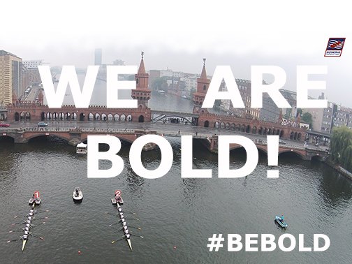 RowingCL's tweet photo. Starting our new campaign today. #BEBOLD  #Race350  We want to make rowing more attractive @martcrossy #lovetwitter https://t.co/TL2RYLLqFW
