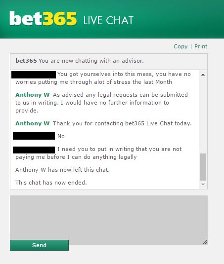 harry17b's tweet photo. @bet365 wow, are they allowed to do this @financialombuds @GamRegGB?#AvoidBet365 SCANDALOUS https://t.co/AgzkYLUblC
