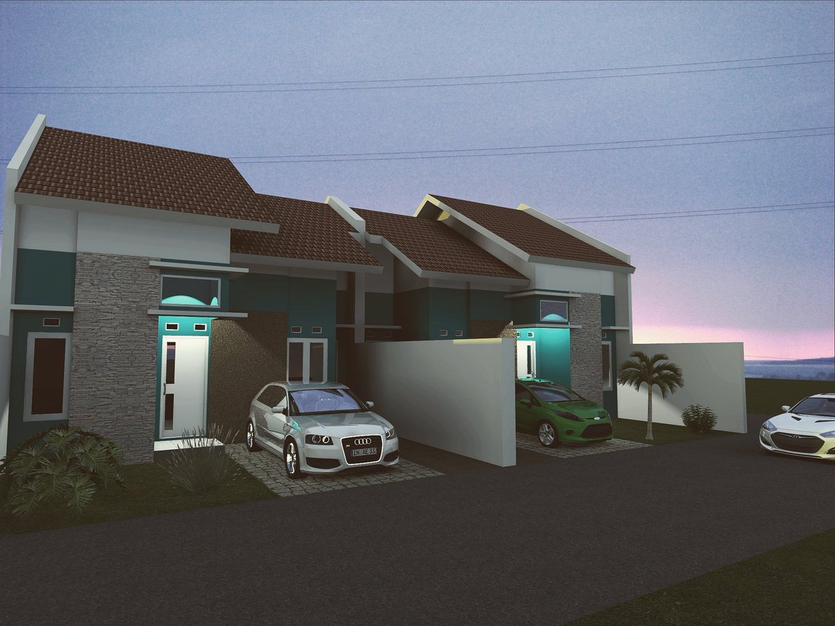 AchidRicky's tweet image. 🏡🏠 Design perumahan tipe 45 #homedesign #desainperumahan #testrender