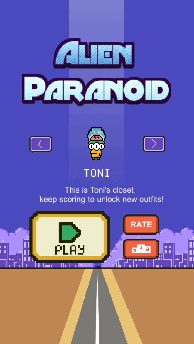 cvelez9's tweet photo. Buen dia para engancharse a Alien Paranoid si aun no lo has descargado!!! #FelizMartes #indiedev #madewithunity https://t.co/TpJipar5rf