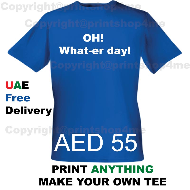 printshop4me's tweet photo. PRINT Anything - photo / text on T-shirts made in #Dubai #UAE for #WorldwaterDay at https://t.co/uw2NKc2YCY #retweet https://t.co/bwgCEHOq9M