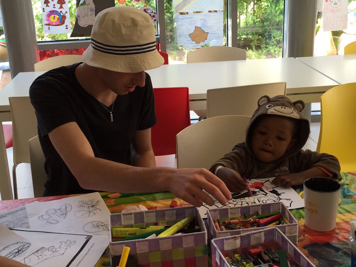 RabbiSernovitz's tweet photo. Doing a mitzvah...bringing smiles at Save a Child's Heart. #techerryhill https://t.co/g8So4nFFGE