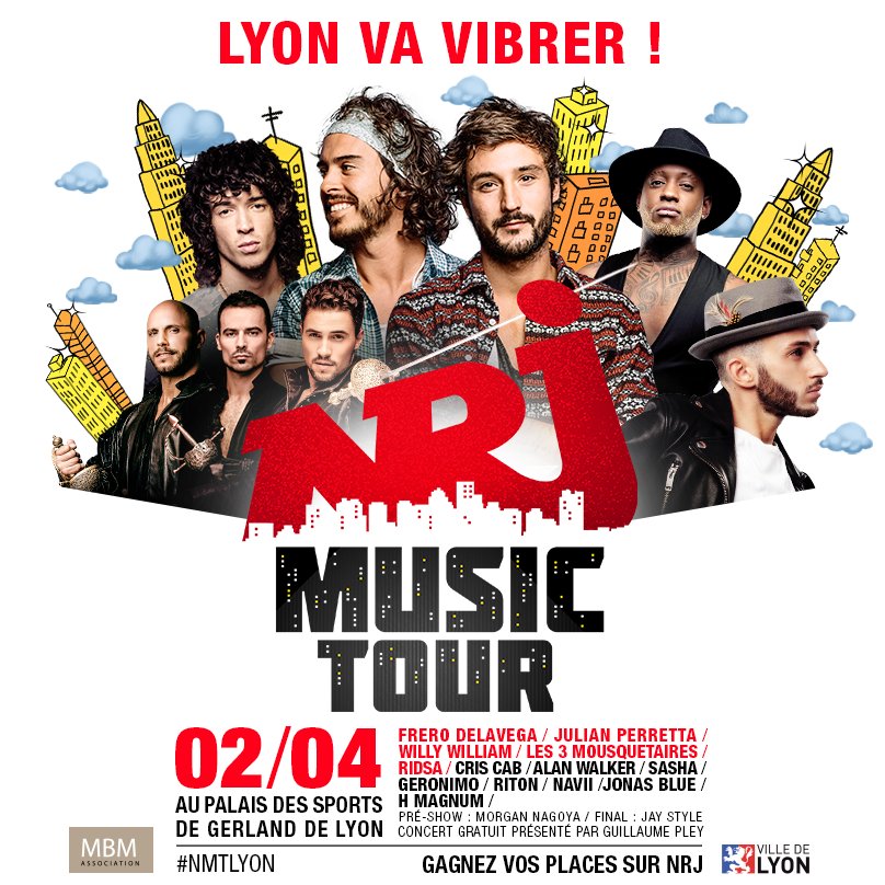 EcoleLyon's tweet photo. Tous les jours, des places à gagner ici : https://t.co/BCKe9pJ4wS
#NTMLyon #RugbyMusicLiveNRJMusicTour #eclyon https://t.co/7BmQ0rmGG2