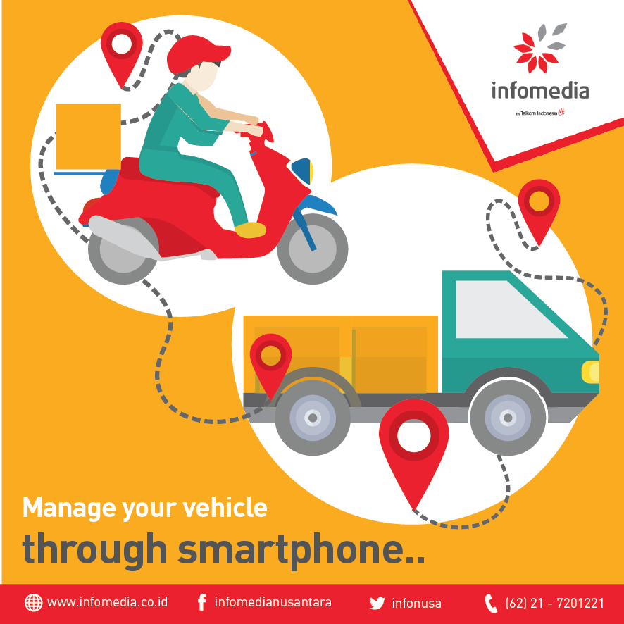 infonusa's tweet photo. Manage your vehicle through smartphone.. #solution #InfomediaFleetManagement #infomediaproduct https://t.co/uuHEfH00t8