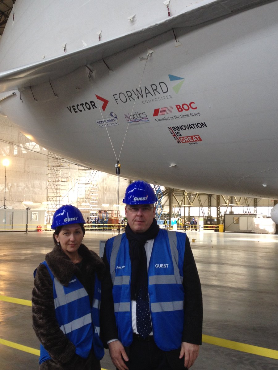 boconline's tweet photo. BOC is sponsoring the First Flight of the #Airlander, the world’s first full sized hybrid aircraft @AirVehicles https://t.co/MwIhQ9a4F5