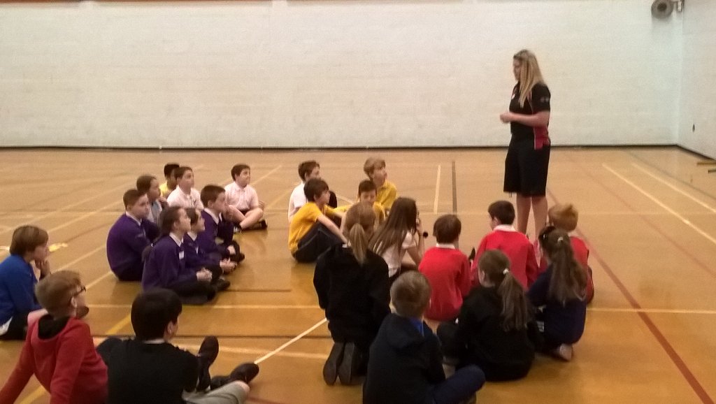 FalkirkSport's tweet photo. We're underway at the Young Sports Leaders training day. First up bball and athletics #activeschools @sportscotland https://t.co/WX8t1JbMHN