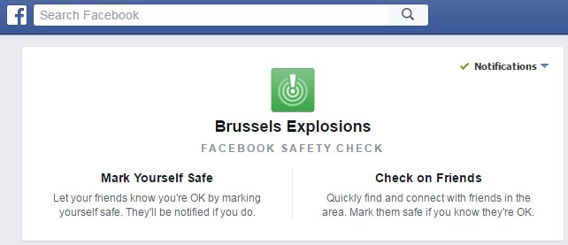 sdegelaen's tweet photo. RT @vrtderedactie: Facebook activeert Safety Check https://t.co/vxrwkTbl9O #brusselsattack #vrtnieuws https://t.co/7wafImUGme