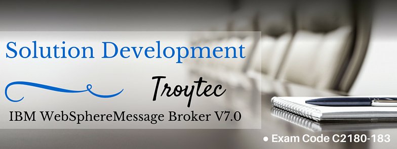 duongsagytods1's tweet image. @IBMSmtWorkforce #IBM_WebSphere Message Broker V7.0 #SolutionDevelopment Exam #C2180_183 @ goo.gl/BkcKmI