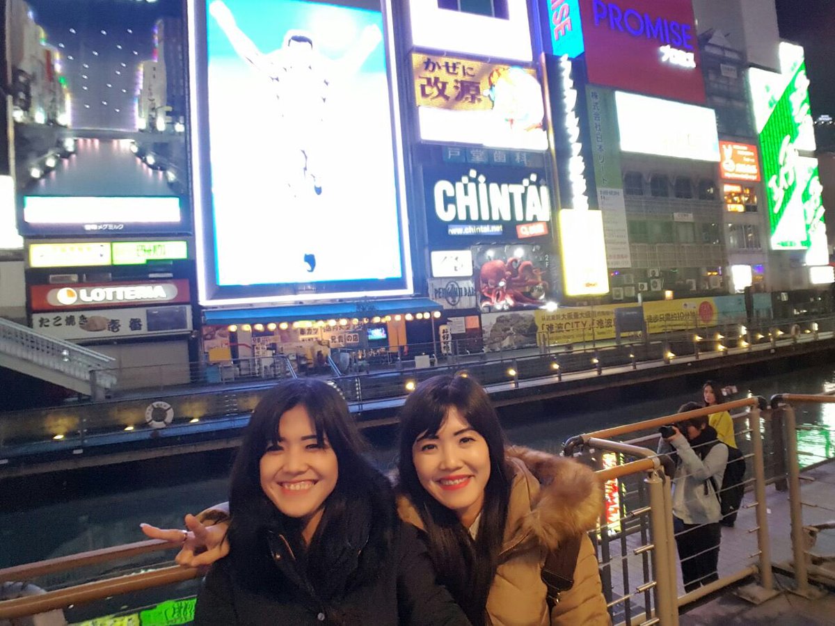 Namba street b"day the twinz osaka tokyo🇯🇵👭