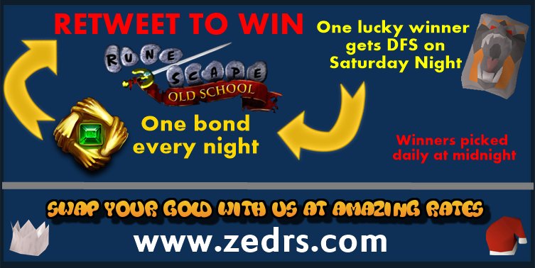 Zed_rs's tweet photo. RT to win now - Runescape Giveaway! https://t.co/7eg689sPPG #Runescape #giveaway #zedrs #rs3 #osrs #jagex #oldschool https://t.co/YBrTeLMSk0