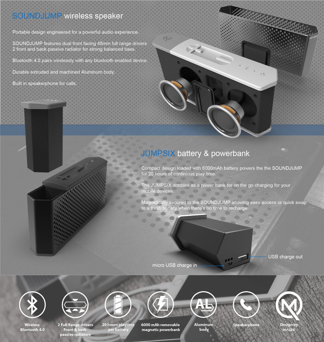 itsallwireless's tweet photo. HD audio Wireless Bluetooth speaker #MAQE
#music #tech #design #Style #Best #Sound #Love #wireless #extra https://t.co/7Fm3pWsVv8