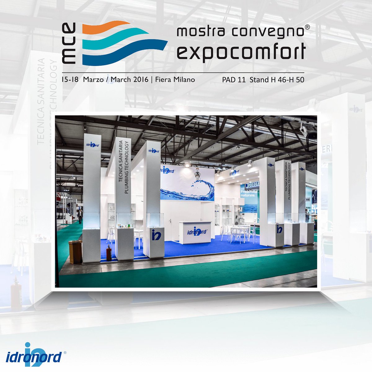 @MCE è stata un successo, grazie a tutti coloro che ci hanno visitato, sarà uno stimolo per migliorarci. <a href="/Idronord/">Idronord</a>