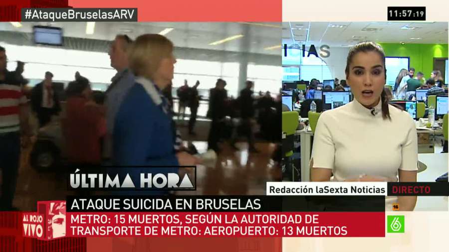 sextaNoticias's tweet photo. 🔴 ÚLTIMA HORA: Cifra oficial de víctimas: 28,13 aeropuerto y 15 metro #AtaqueBruselasARV https://t.co/5Y9XXrXqqZ https://t.co/amk2RXNp7l