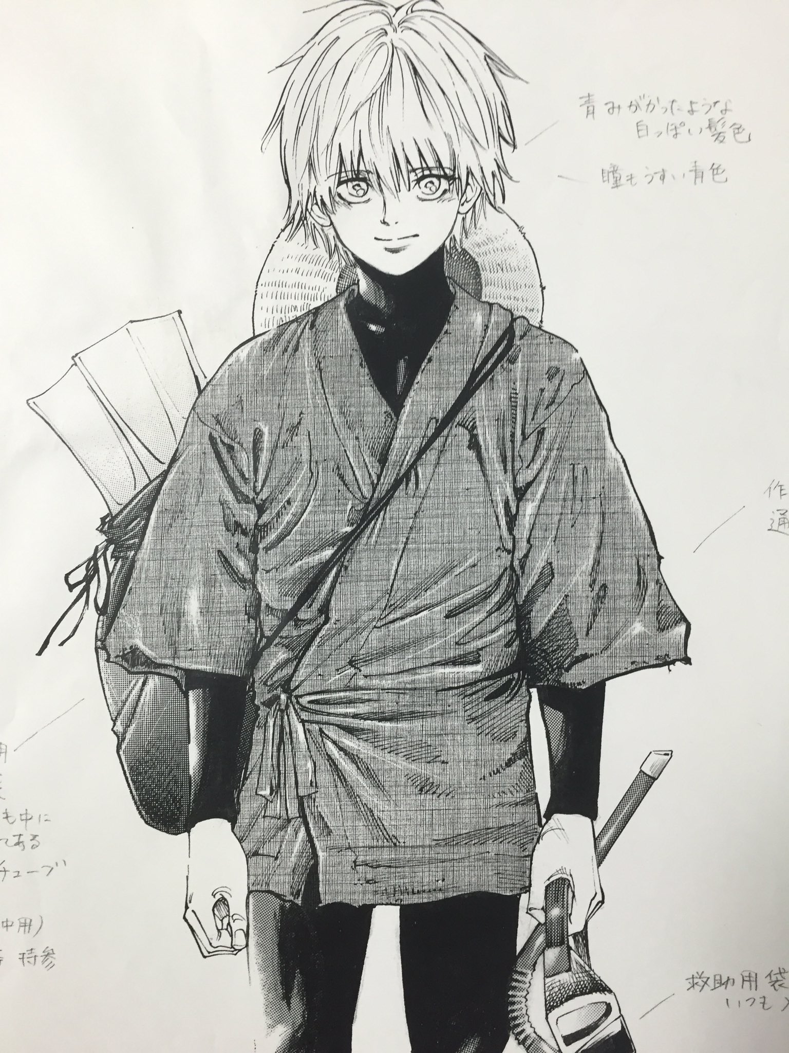 吉村拓也 イラスト講座 在 Twitter 上 神様のハナリの 連載前の人物設定イラスト 実際の連載ではこの段階から だいぶデザインやら変わってます T Co 0ycszwz3ml Twitter