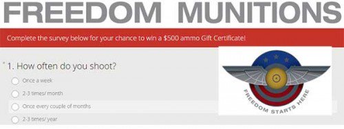 plainsshooter's tweet image. Freedom Munitions To Award $500 Gift Certificate In Survey Sweepstakes ammoland.com/2016/03/freedo…