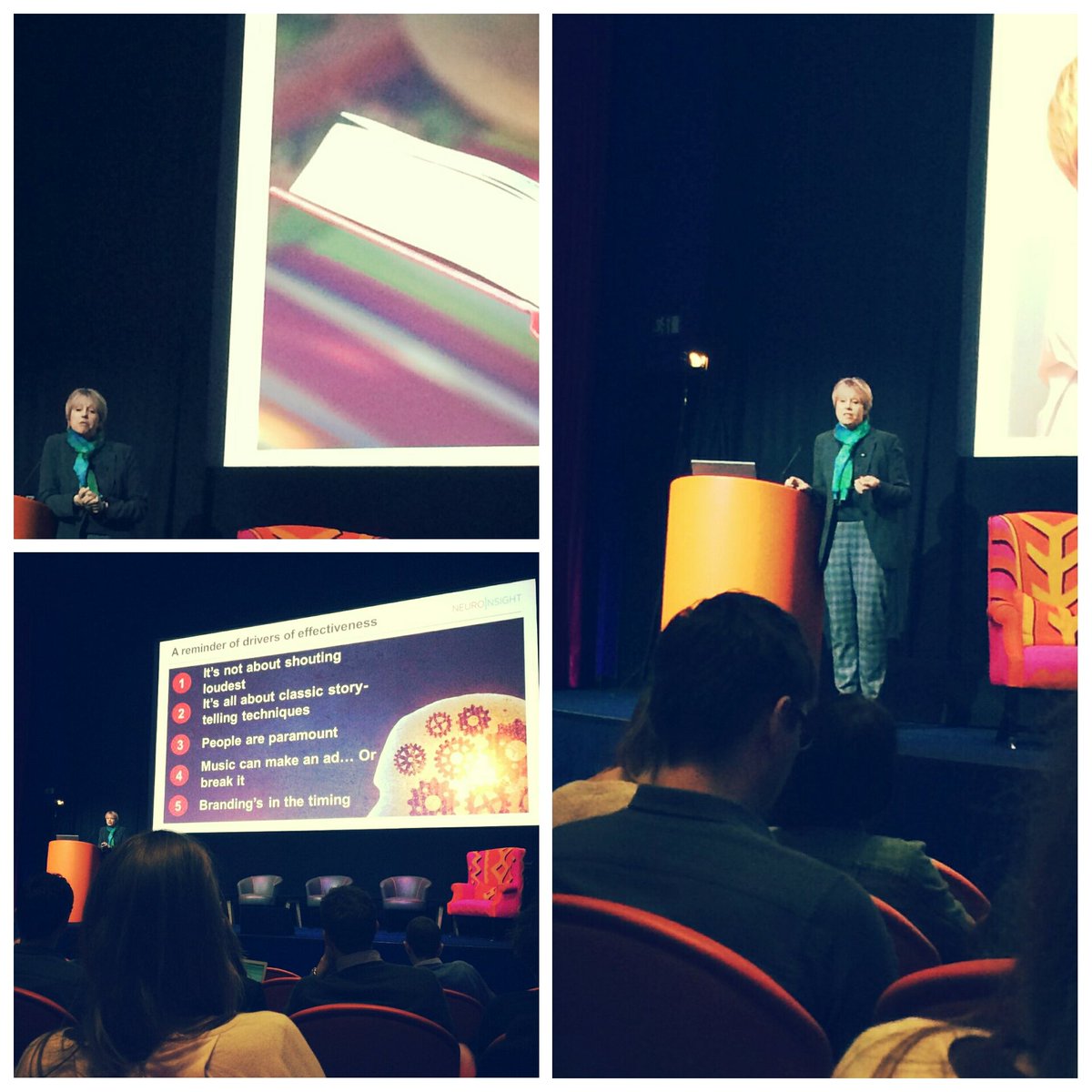 neuro_insight's tweet photo. Heather Andrew: "Creative Drivers of Advertising Effectiveness" based on #neuromarketing @Thinkboxtv #TVCreativity https://t.co/3WhiUehlk2