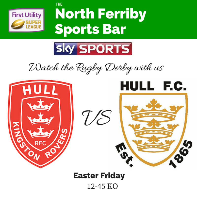 bar_nfu's tweet photo. Watch the Hull rugby derby with us this Friday. Hull KR Vs Hull FC KO 12-45. Bar opens at noon. https://t.co/gRBuvP5MNH