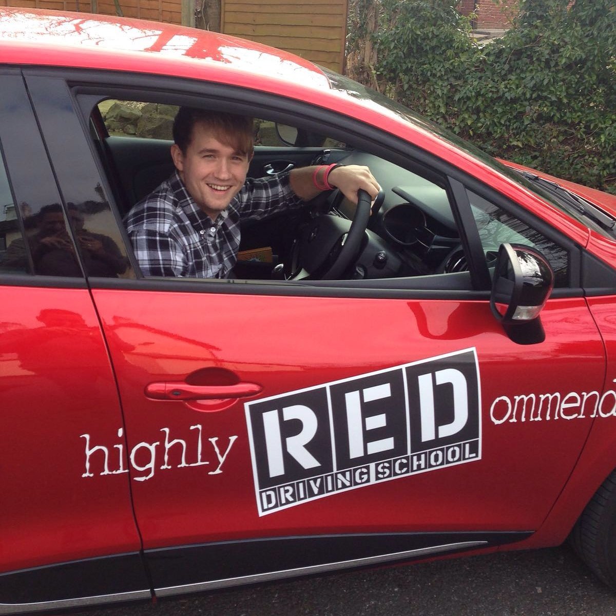 DannyDoubleYou's tweet image. . @reddriving are teaching me to drive! I wasn't nervous...I promise!Bring on the test, great teacher and great car!