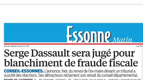 La #une du <a href="/LeParisien_91/">Le Parisien | 91</a> de ce mardi