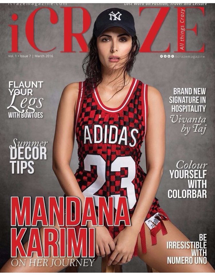 MovifiedBolly's tweet photo. The beautiful @manizhe on the cover of #icraze magazine. https://t.co/p6bslunazG
