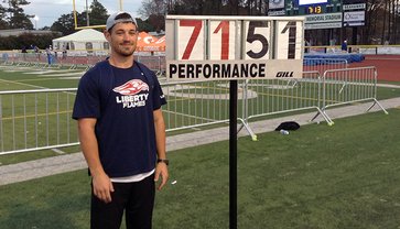 Liberty_XCTF's tweet photo. We are excited about Steve's record performance this past weekend! #schoolrecord #lutrack https://t.co/8kq7vBWEqb https://t.co/s8hdnOREuK