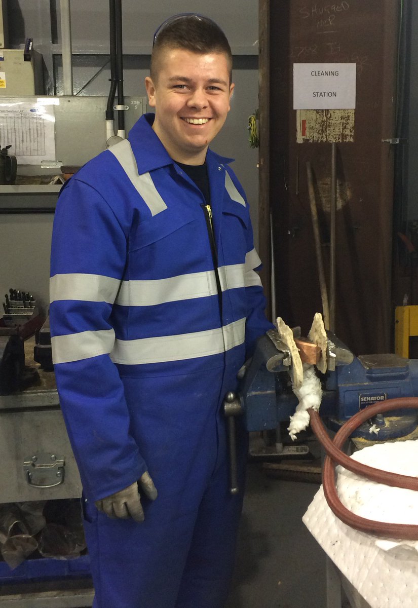 A big welcome to our apprentice, Luke Edwards! Already working hard with the rest of the REFS team