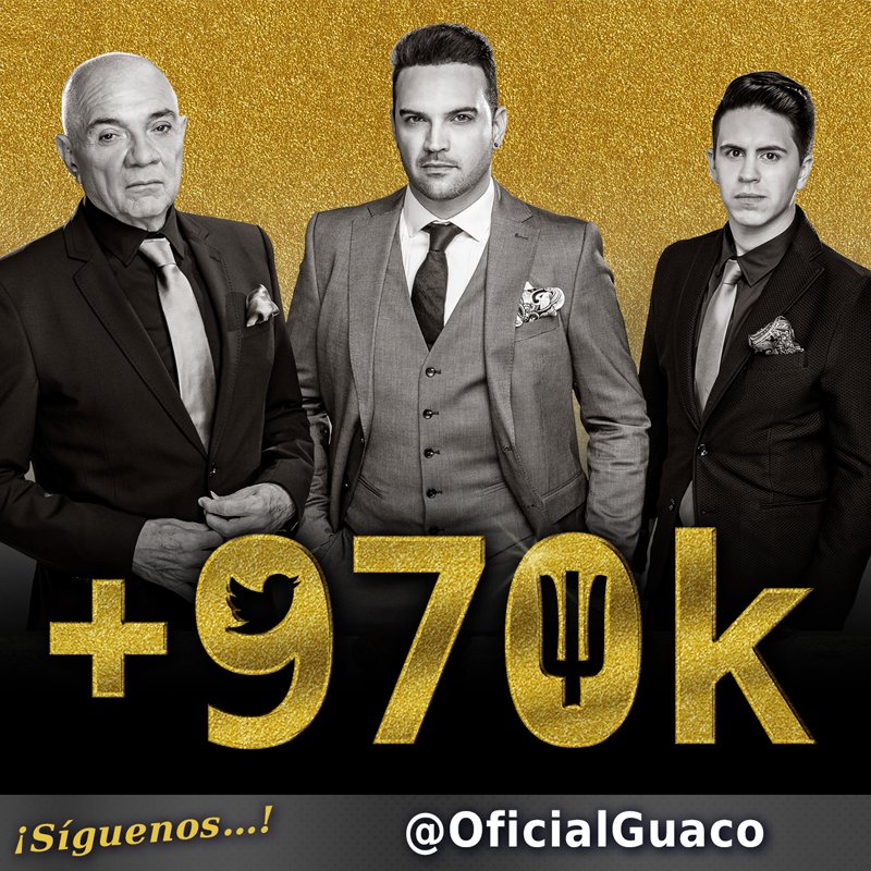 OficialGuaco's tweet photo. ► Ya nos siguen más de 970 mil Guaqueros en Twitter ←¿Faltas tú?→ SÍGUENOS→ @OficialGuaco Ψ

¡Vamos por el millón…! https://t.co/7qrrSitVuo