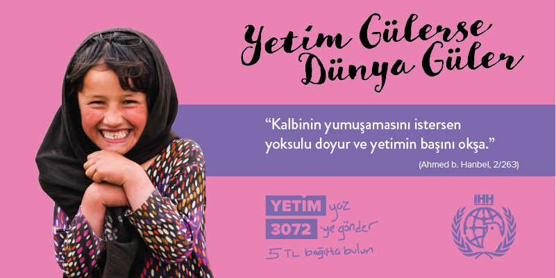 ihhinsaniyardim's tweet photo. "Kalbinin yumuşamasını istersen yoksulu doyur ve yetimin başını okşa." - Hadis-i Şerif https://t.co/k65WJ9N4Y7