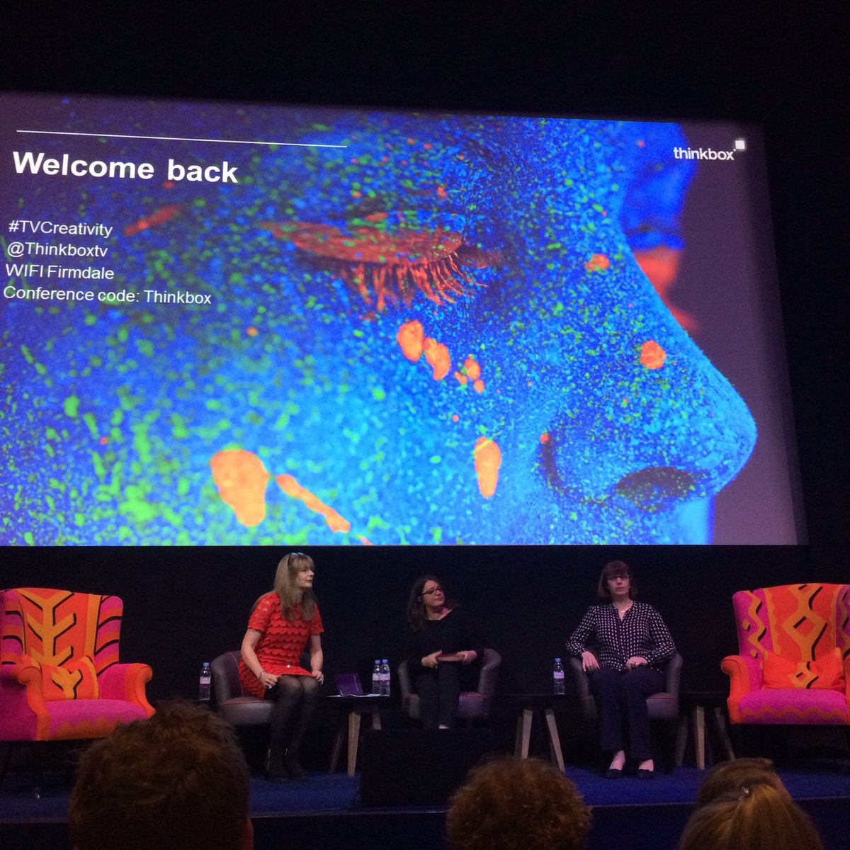 CHEETHAM_BELL's tweet photo. Ros King and Josie Stevens on the panel for part 2 of #TVCreativity https://t.co/J8FRsJWVgt