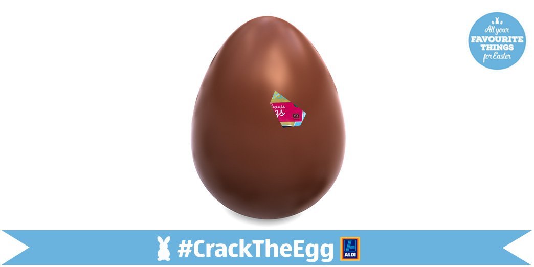 AldiUK's tweet photo. What Aldi product is hidden behind the Easter egg? Tell us for a chance to #WIN and #CrackTheEgg! https://t.co/ZvbfjT8skP