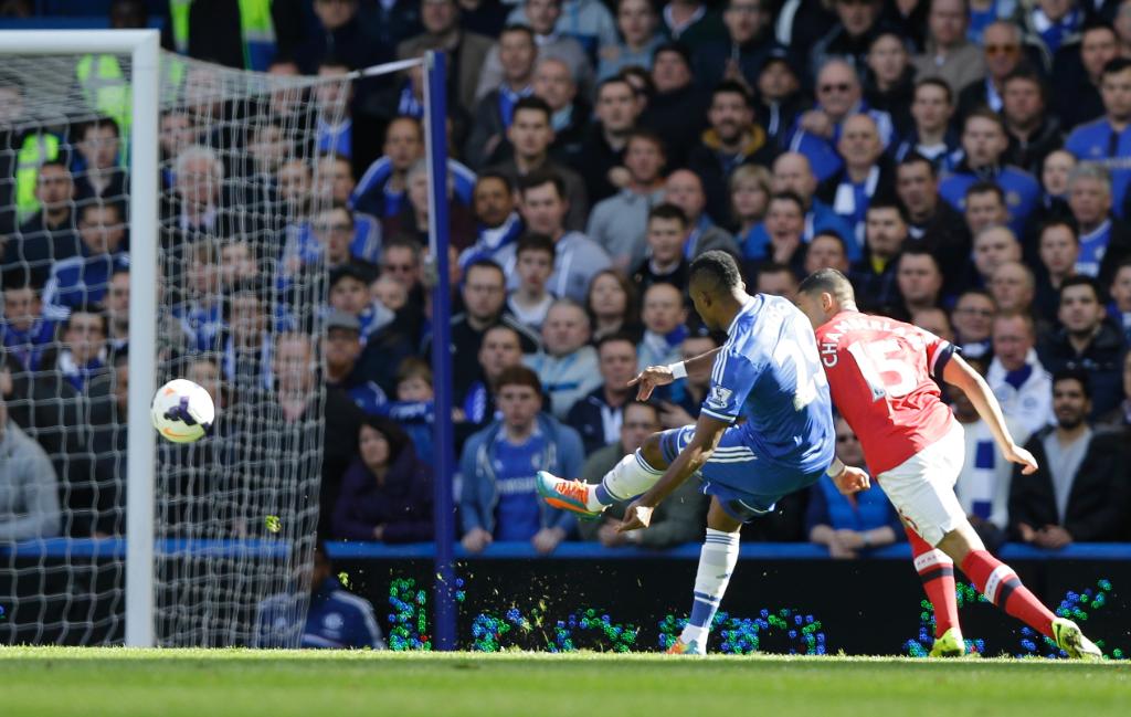 ChelseaFC's tweet photo. On this day in 2014, we beat Arsenal 6-0 at Stamford Bridge... https://t.co/SFHPGVA3EE