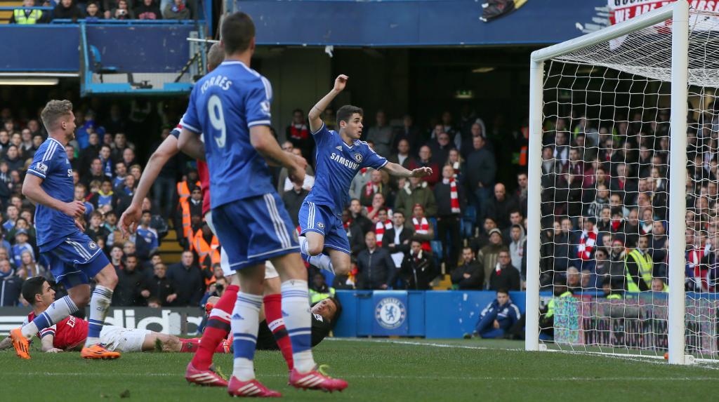ChelseaFC's tweet photo. On this day in 2014, we beat Arsenal 6-0 at Stamford Bridge... https://t.co/SFHPGVA3EE