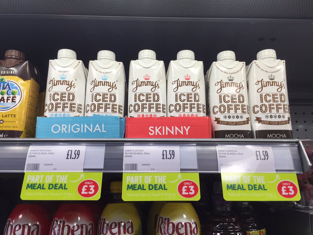 MyLocalWeekSt's tweet image. @jimmyicedcoffee now in store! And part of our excellent £3 Meal Deal. #MyLocal